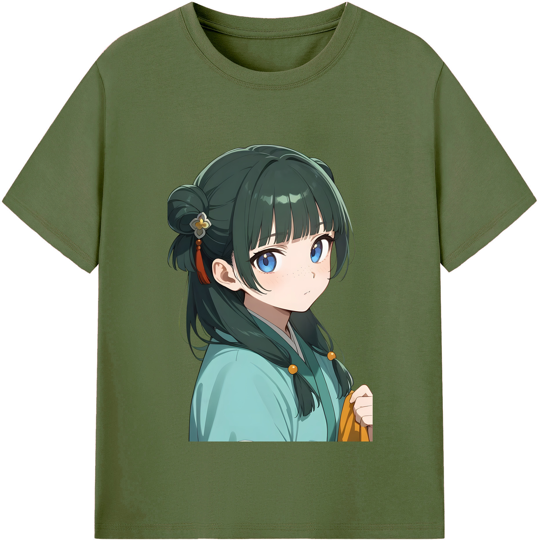 （画像用） 薬屋のひとりごと The Apothecary Diaries 綿100％半袖Tシャツ（フロントプリント）